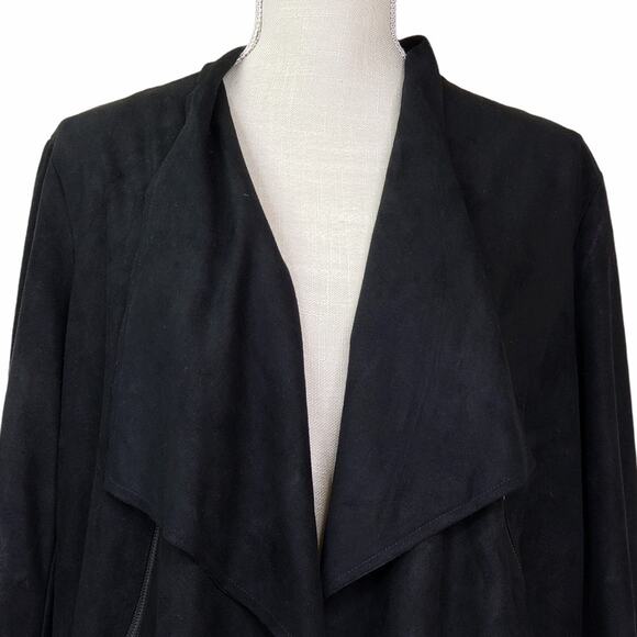 Rustic Royals Womens Large Black Waterfall Blazer Jacket - Picture 5 of 10
